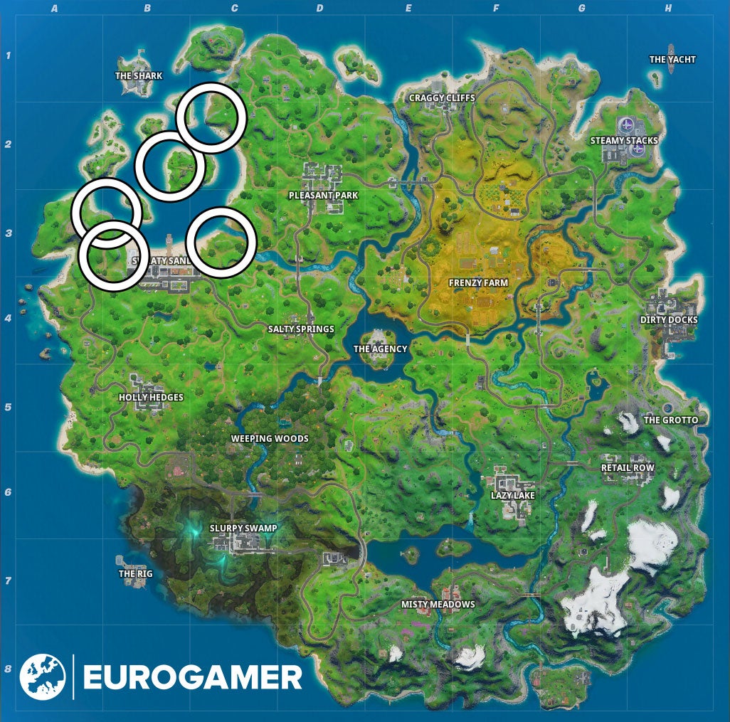 Fortnite Astro Head locations  Where to bounce off five different Astro Heads - 77