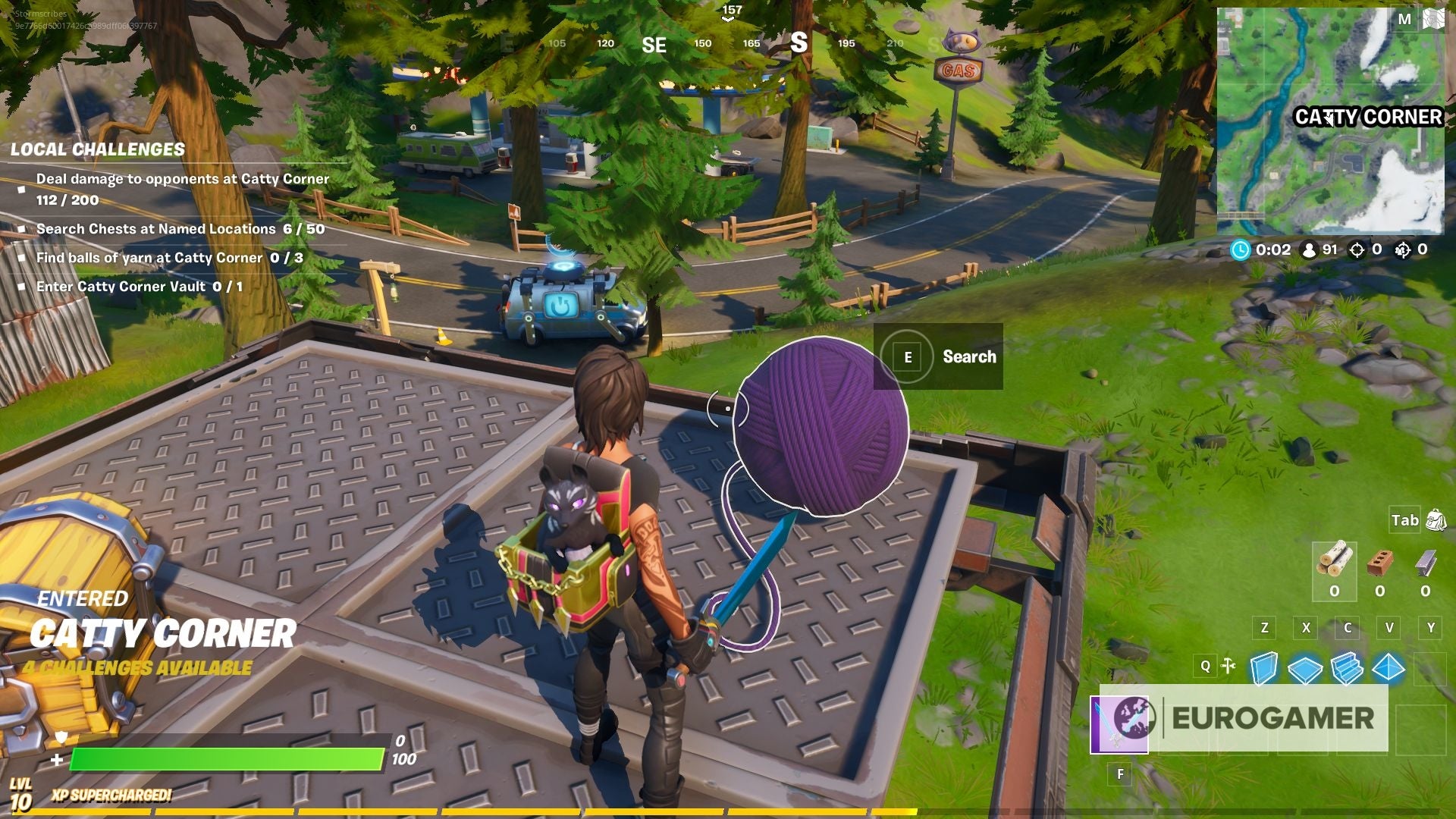 Fortnite Balls of Yarn at Catty Corner locations explained - 29