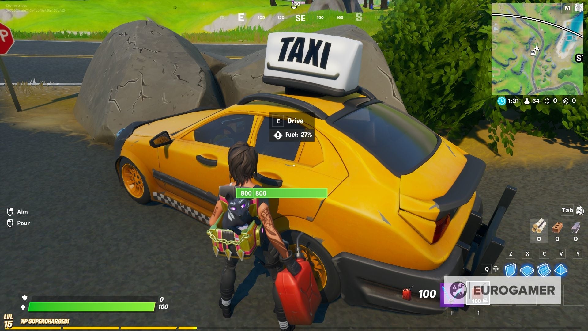 Fortnite gas station locations  How to refuel a car in Fortnite explained - 69