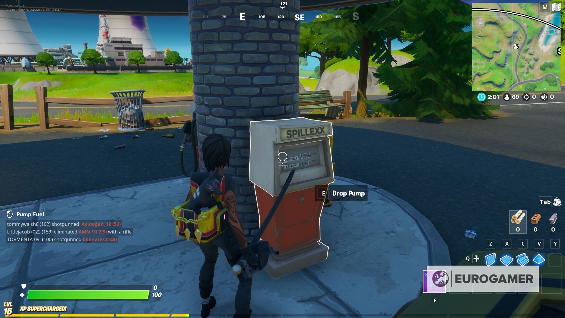 Fortnite gas station locations  How to refuel a car in Fortnite explained - 81
