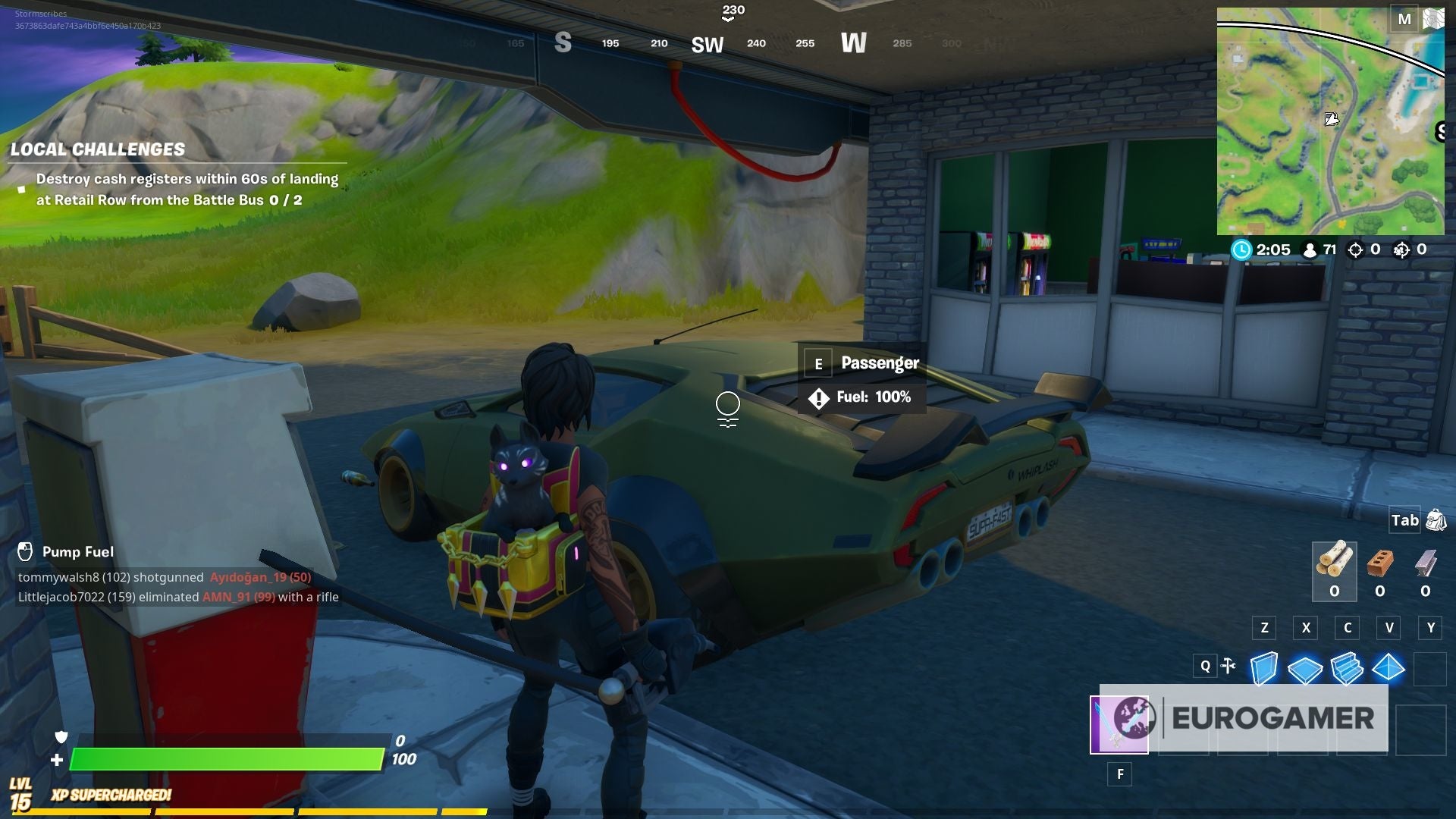Fortnite gas station locations  How to refuel a car in Fortnite explained - 94