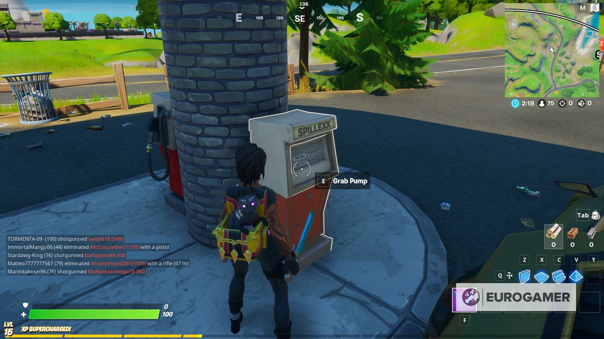 Fortnite gas station locations  How to refuel a car in Fortnite explained - 93