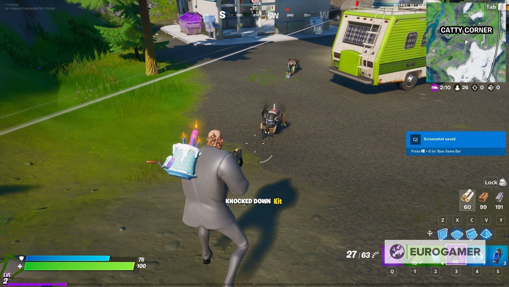 Fortnite Catty Corner Vault location and how to open it with the Catty Corner Keycard - 61