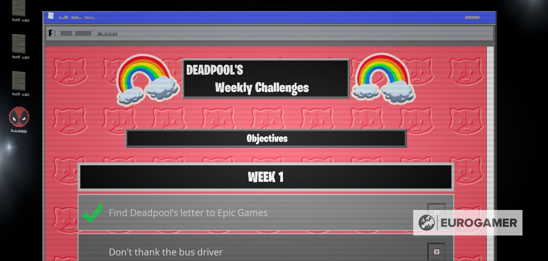 Fortnite Deadpool skin  How to unlock Deadpool by completing weekly challenges explained - 93