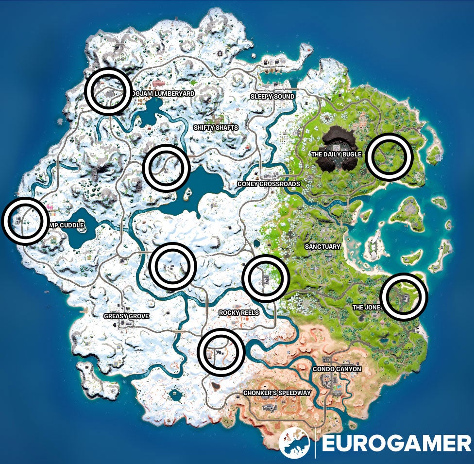 Fortnite gas station locations  How to refuel a car in Fortnite explained - 75