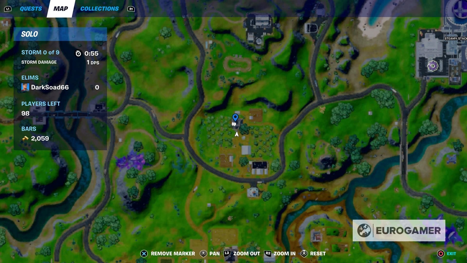 Fortnite  Clark Kent  Armored Batman and Beast Boy locations explained - 40