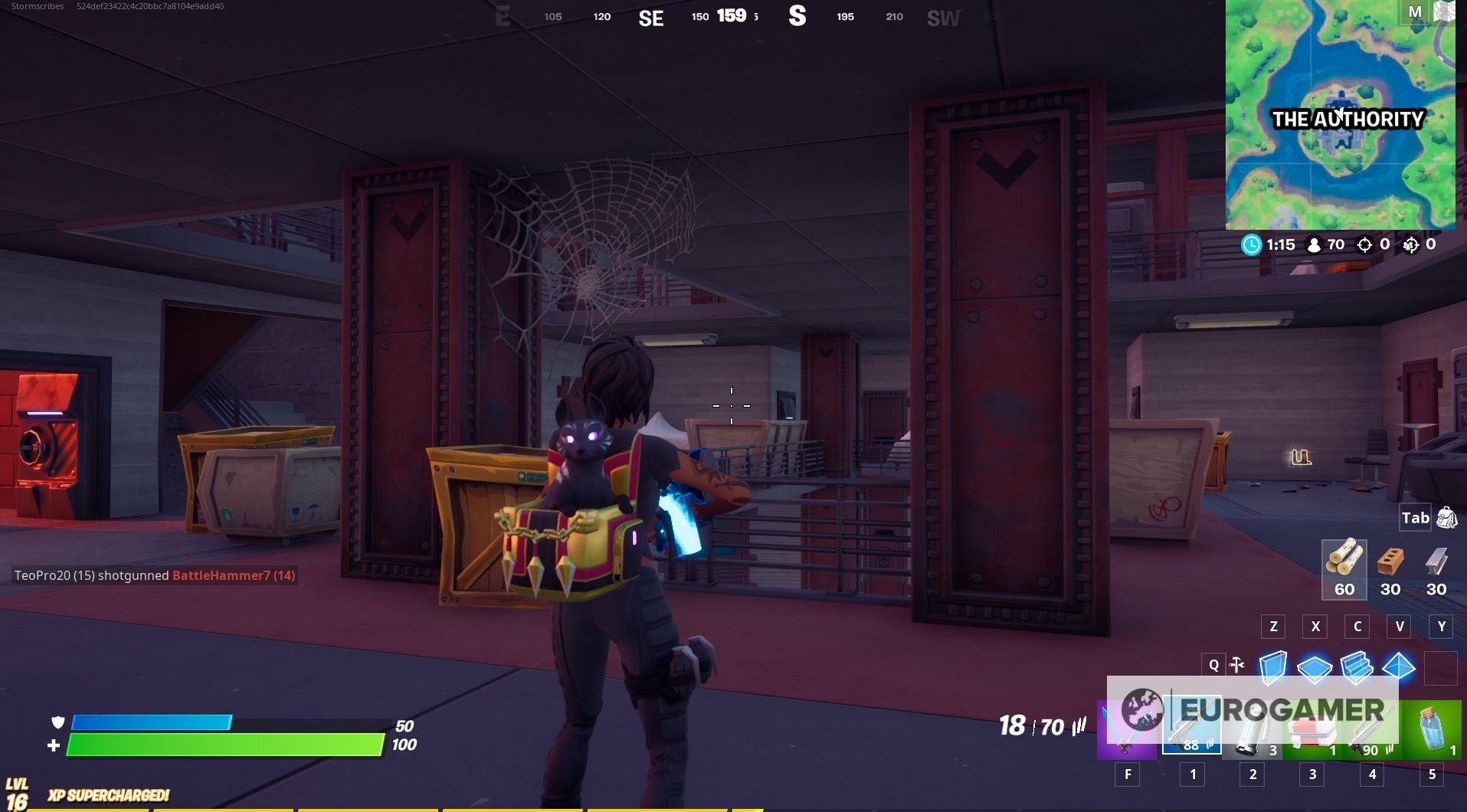 Fortnite   Cobweb location  Destroying cobwebs in The Authority explained - 32