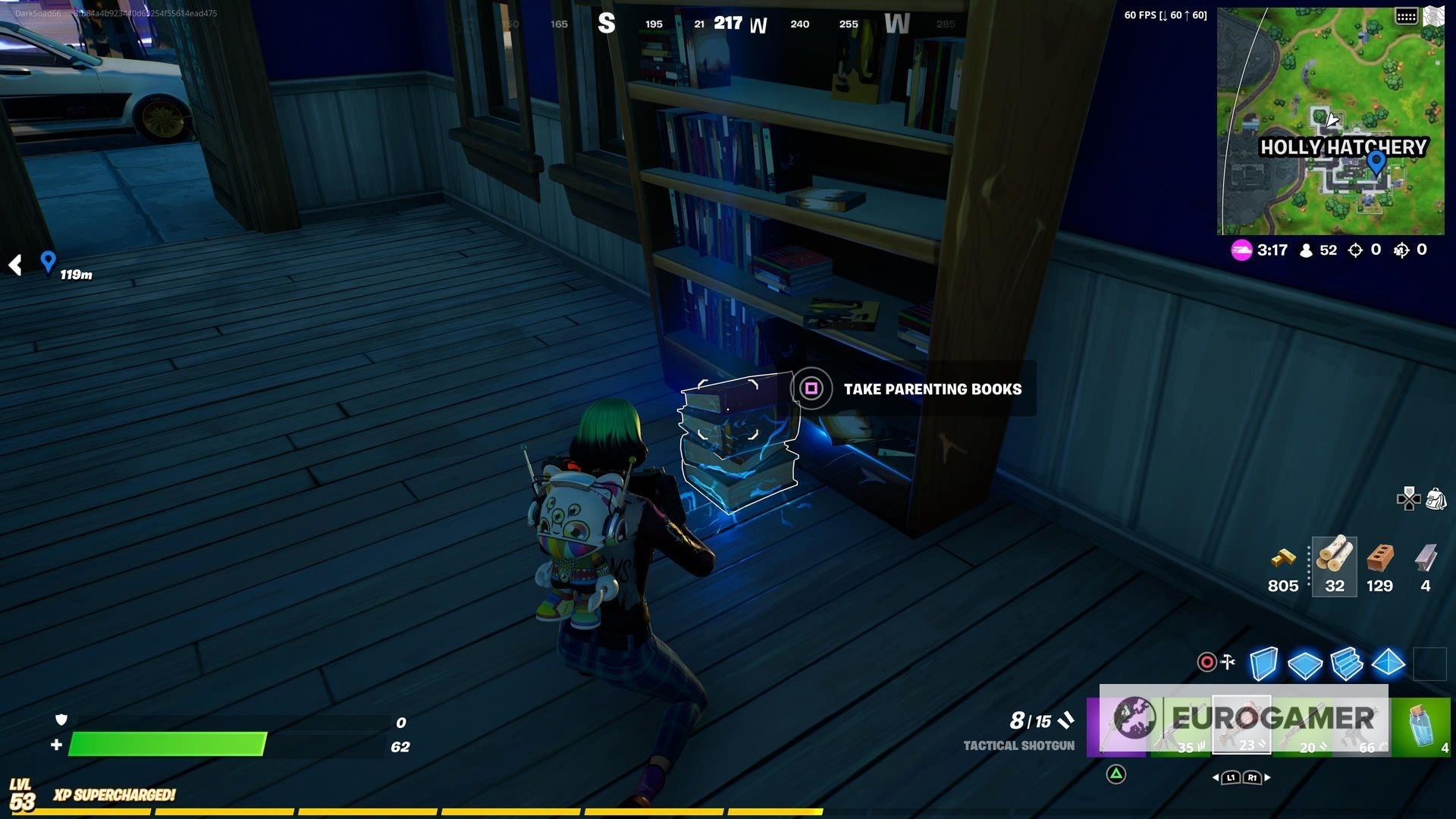 Fortnite   Parenting book locations  Where to collect parenting books from Holly Hatchery or Retail Row explained - 16