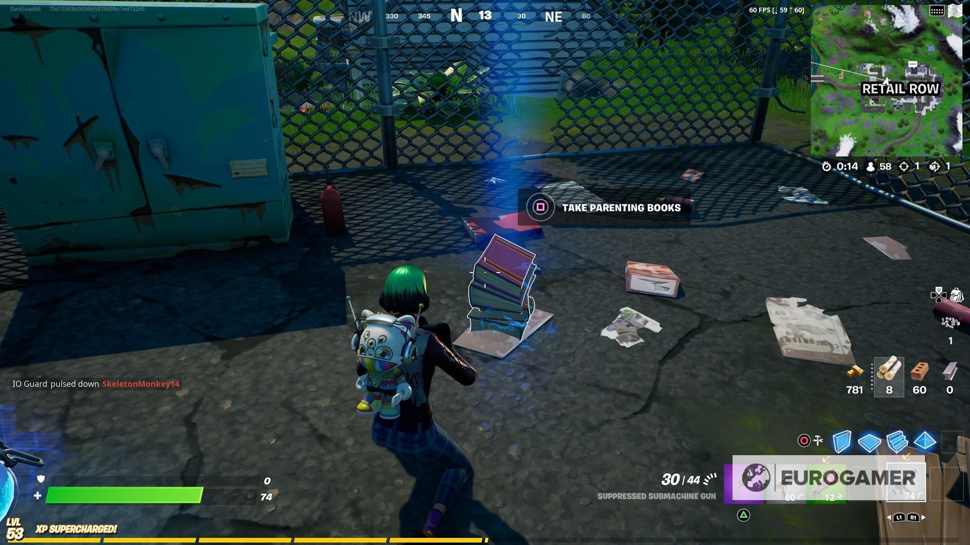 Fortnite   Parenting book locations  Where to collect parenting books from Holly Hatchery or Retail Row explained - 56