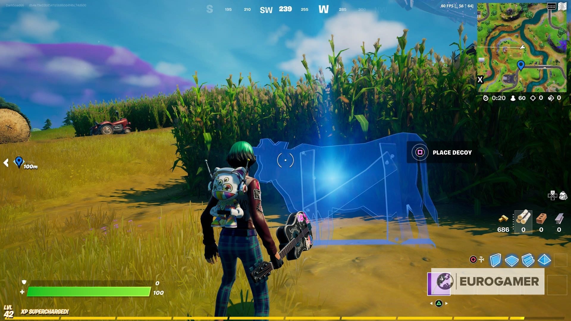 Fortnite   Cow decoy locations  Where to place cow decoys in farms explained - 10