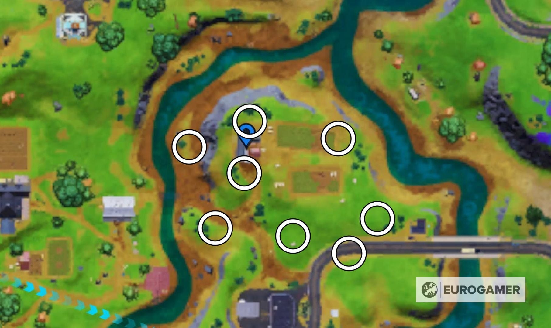 Fortnite   Cow decoy locations  Where to place cow decoys in farms explained - 84