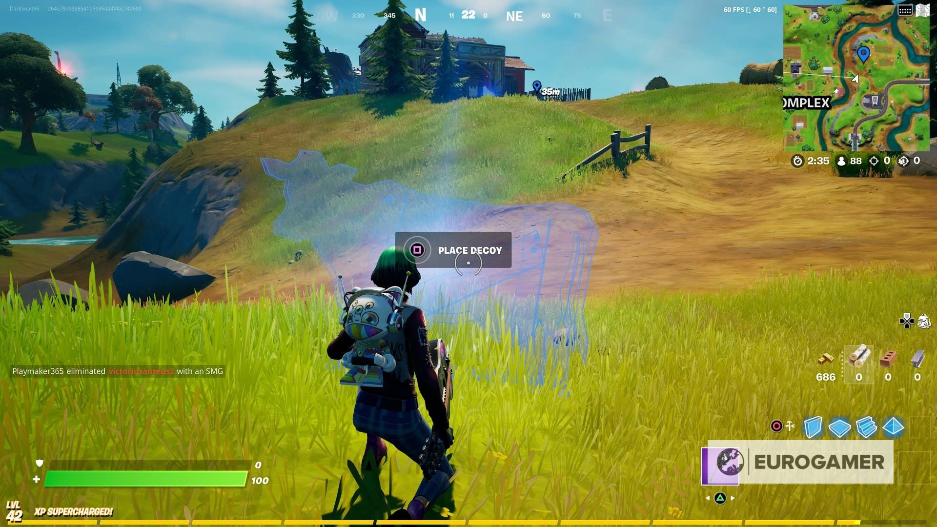 Fortnite   Cow decoy locations  Where to place cow decoys in farms explained - 8