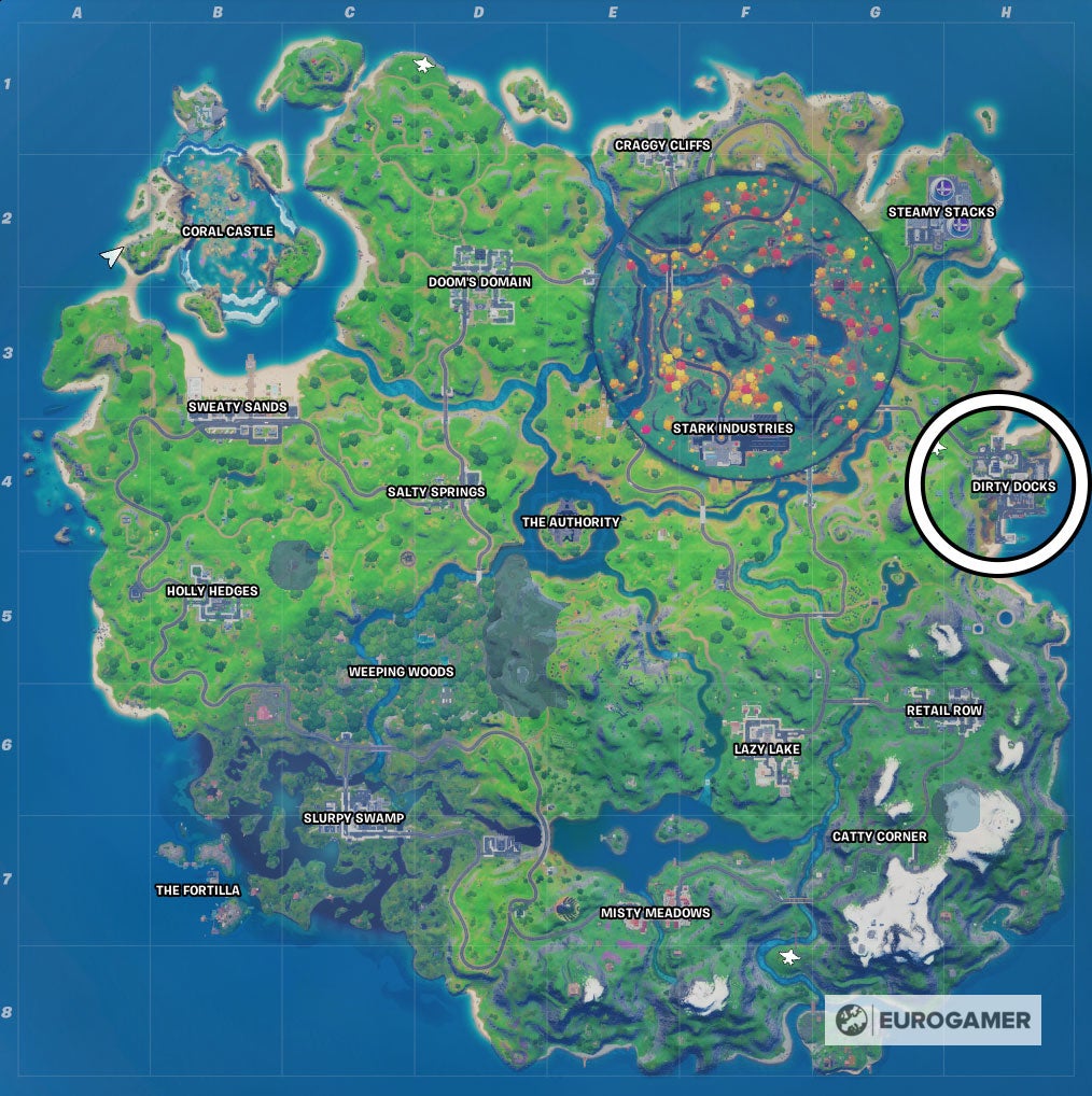 Fortnite   Finding Wolverine s Trophy in Dirty Docks explained - 61