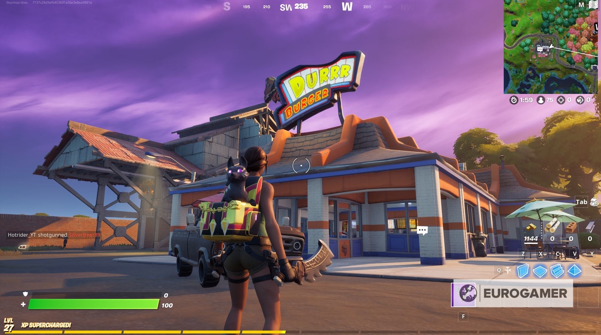 Fortnite   Durr Burger Kitchen location  How to find and dance in the Durr Burger Kitchen explained - 24