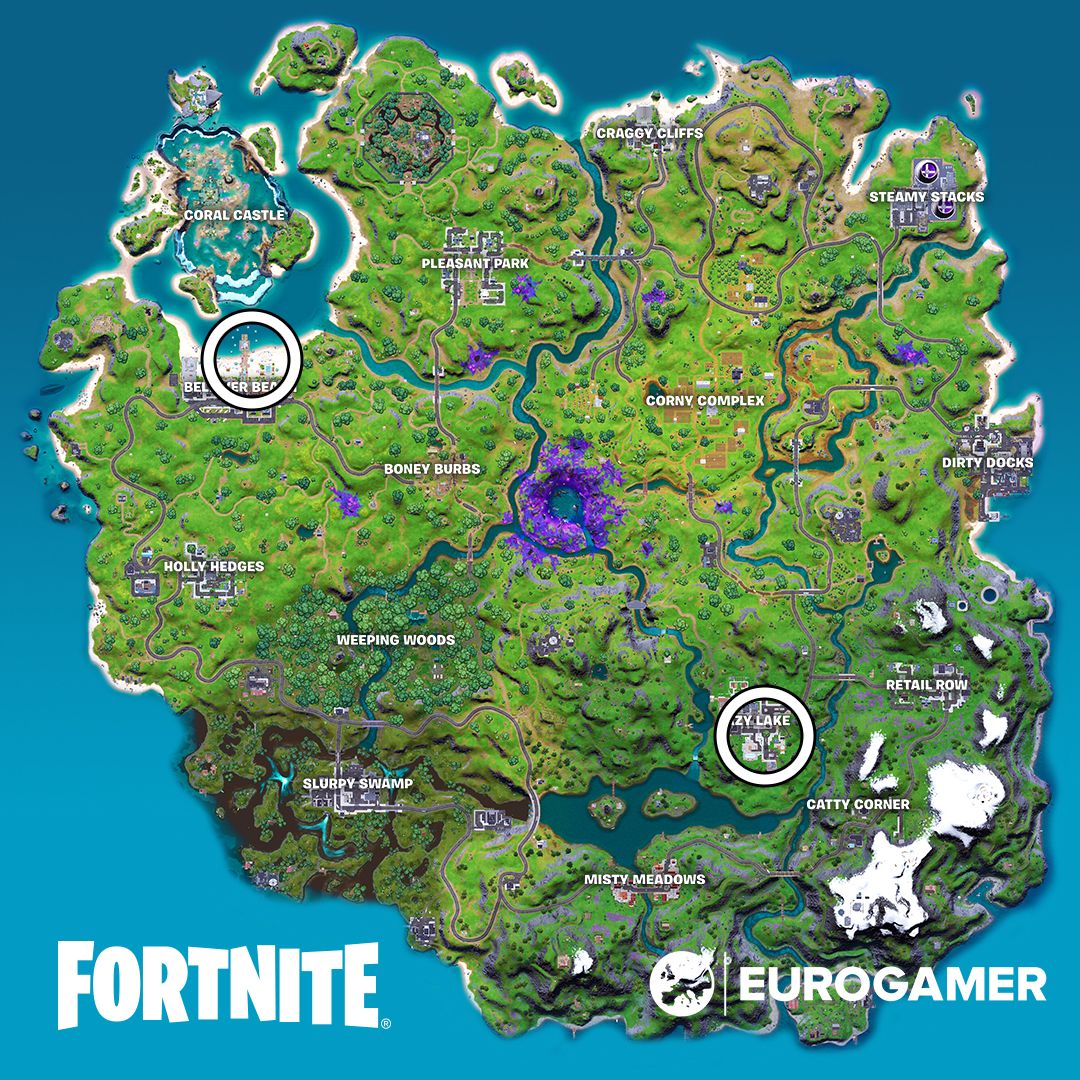 Fortnite  Where to emote in front of a camera at Believer Beach or Lazy Lake explained - 46