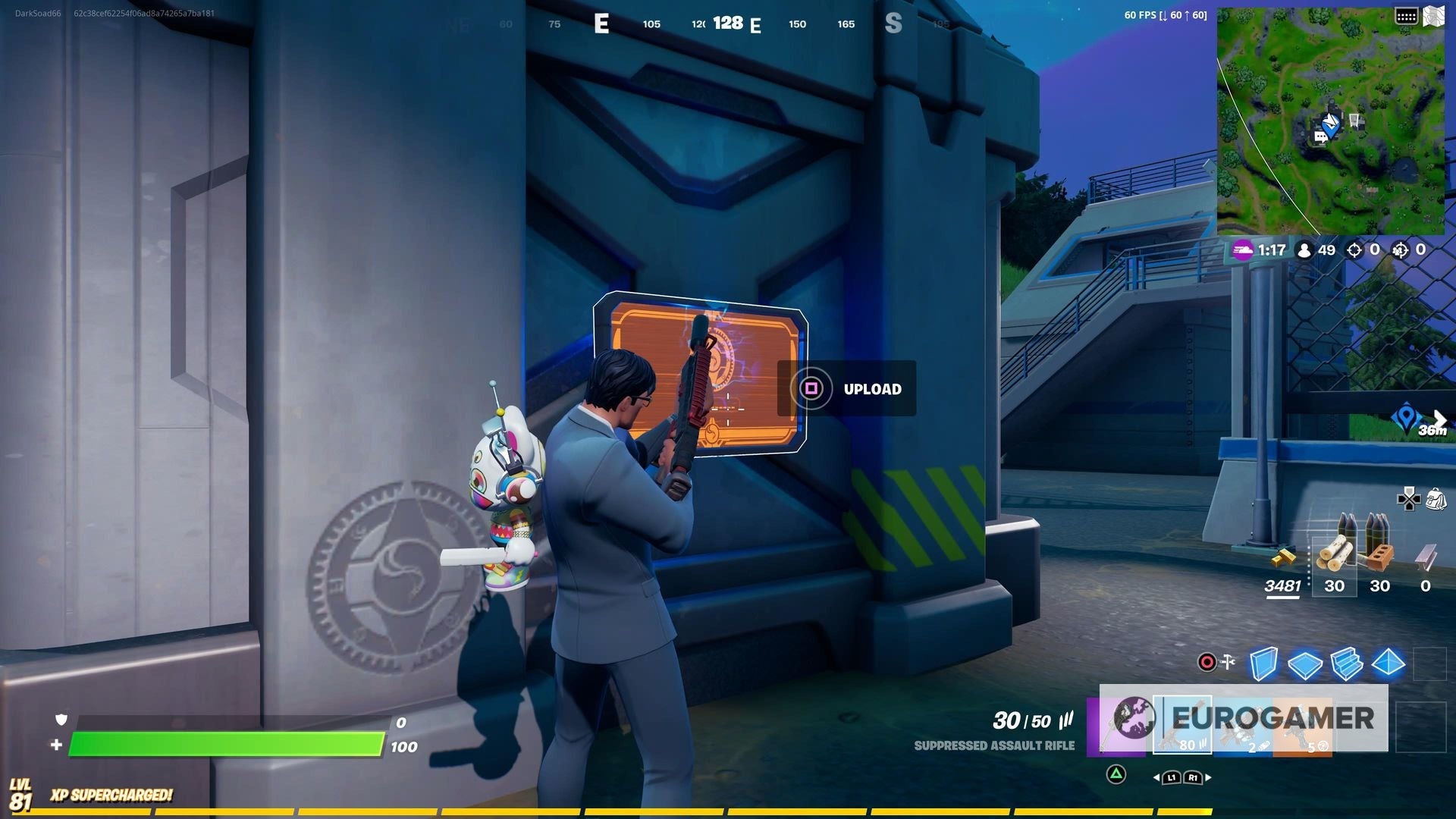 Fortnite  How to interact with equipment at any IO radar dish base explained - 93