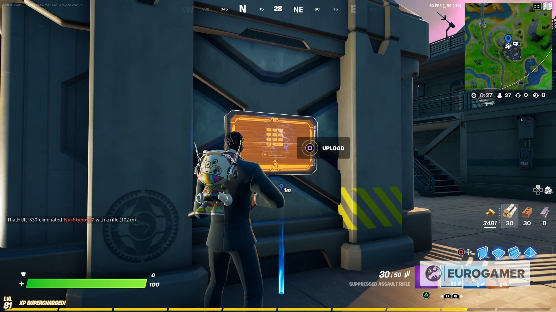 Fortnite  How to interact with equipment at any IO radar dish base explained - 26