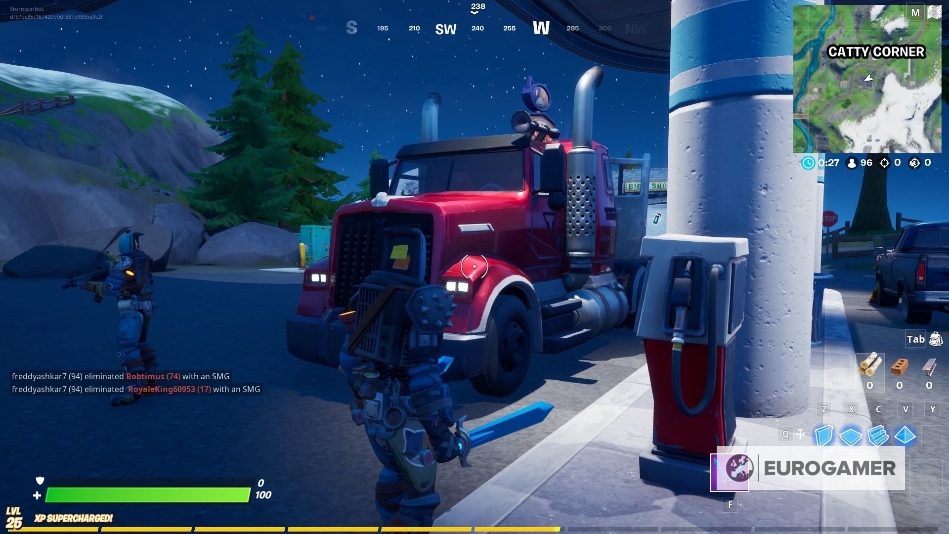Fortnite   Gas up a vehicle at Catty Corner explained - 68