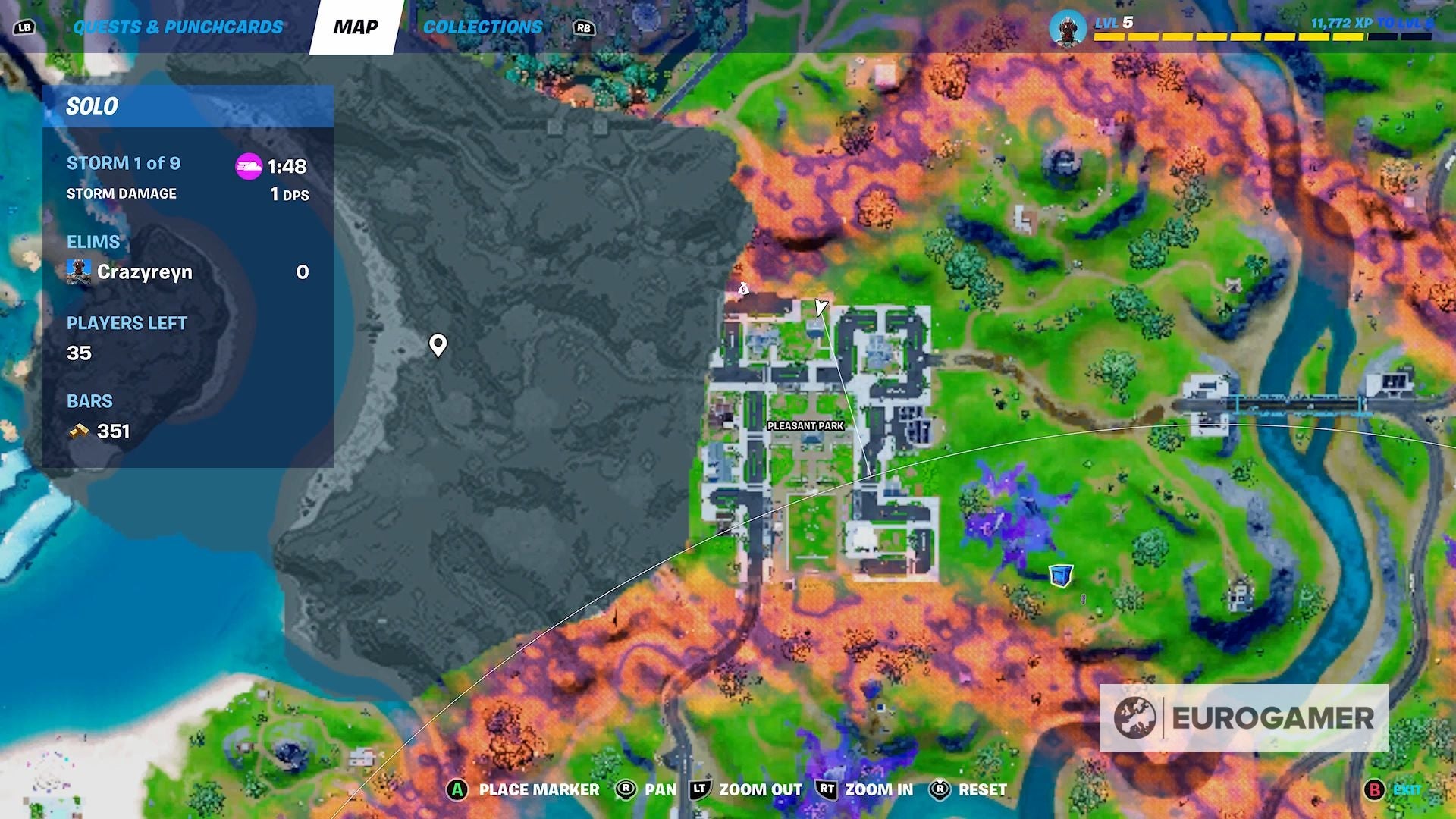 Fortnite Ghostbusters Signs locations in Holly Hedges  Dirty Docks or Pleasant Park - 46