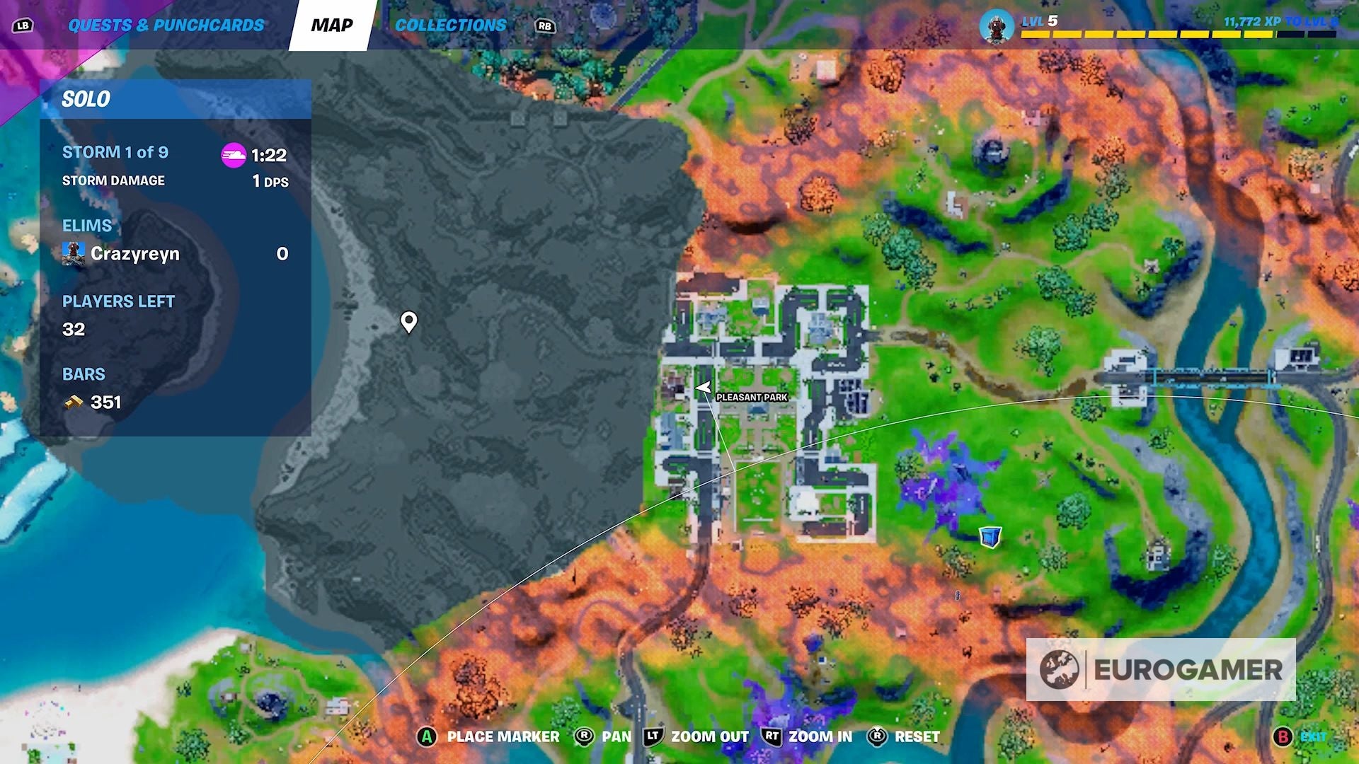 Fortnite Ghostbusters Signs locations in Holly Hedges  Dirty Docks or Pleasant Park - 6