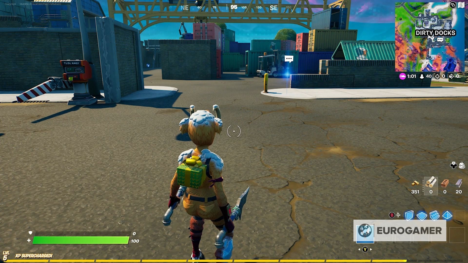 Fortnite Ghostbusters Signs locations in Holly Hedges  Dirty Docks or Pleasant Park - 21