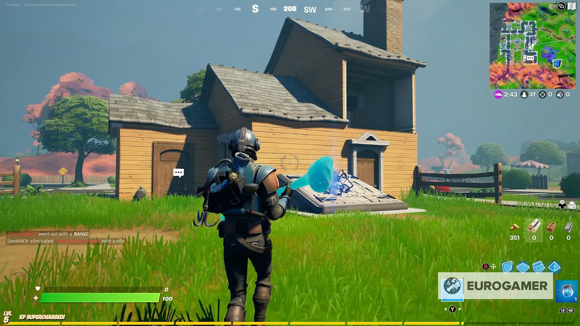 Fortnite Ghostbusters Signs locations in Holly Hedges  Dirty Docks or Pleasant Park - 22