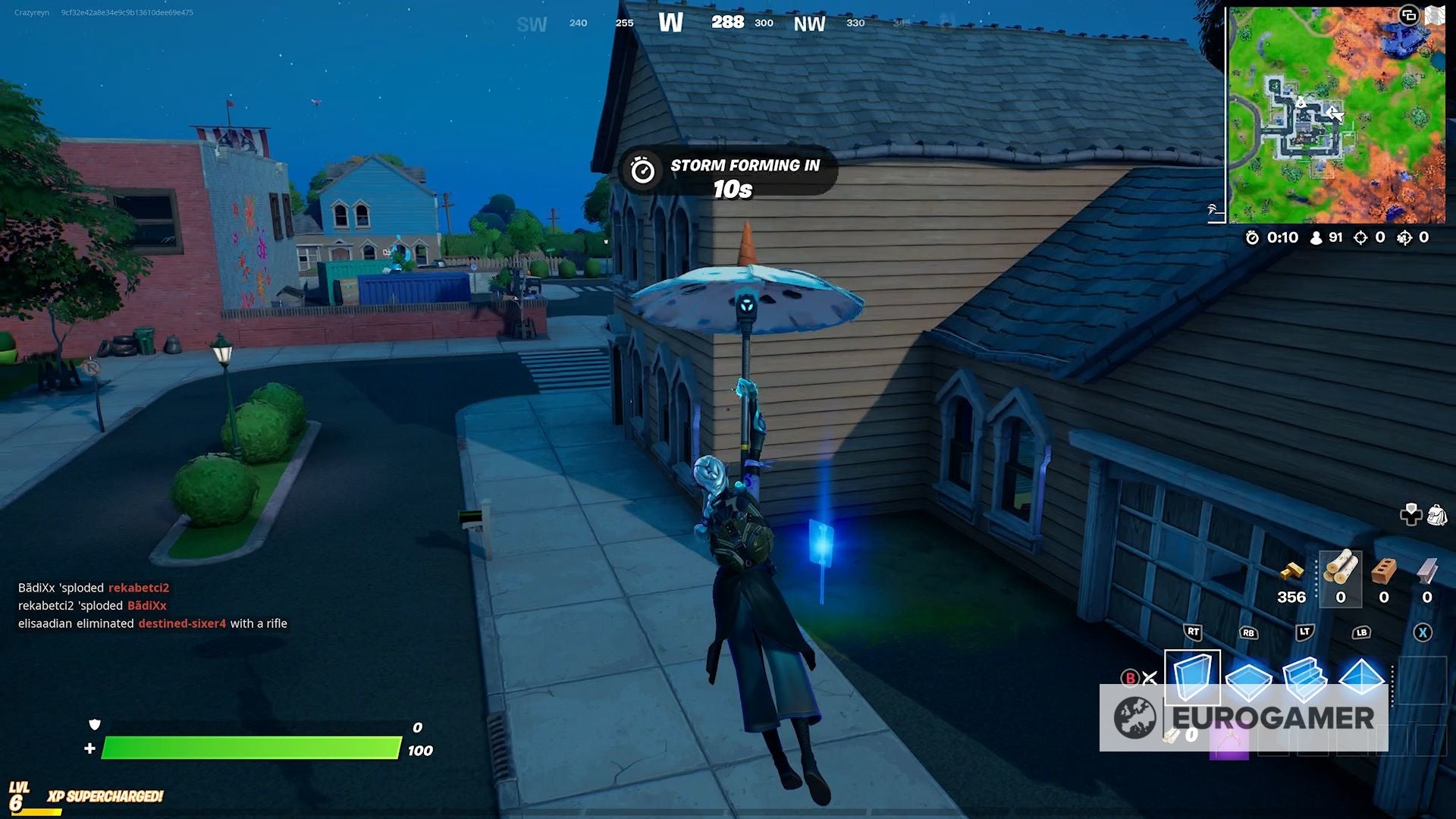 Fortnite Ghostbusters Signs locations in Holly Hedges  Dirty Docks or Pleasant Park - 71