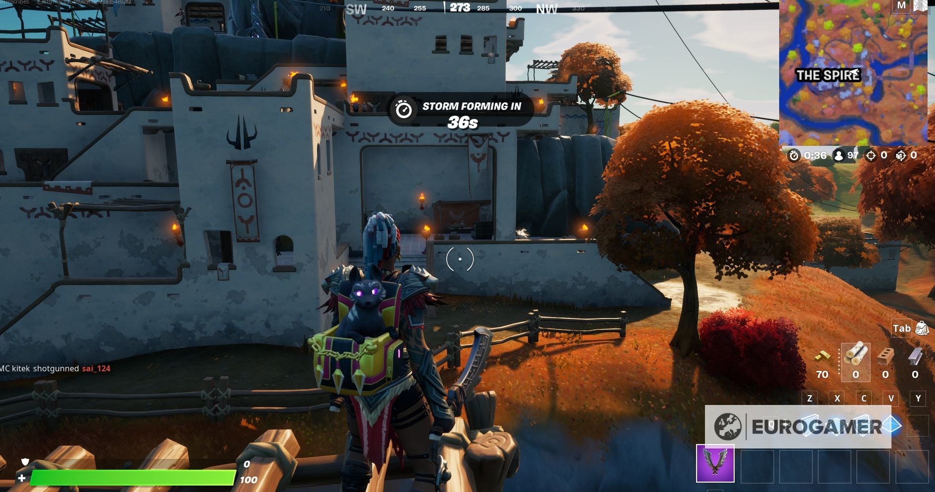 Fortnite   Golden Artefact locations  Where to find golden artefacts near The Spire explained - 84
