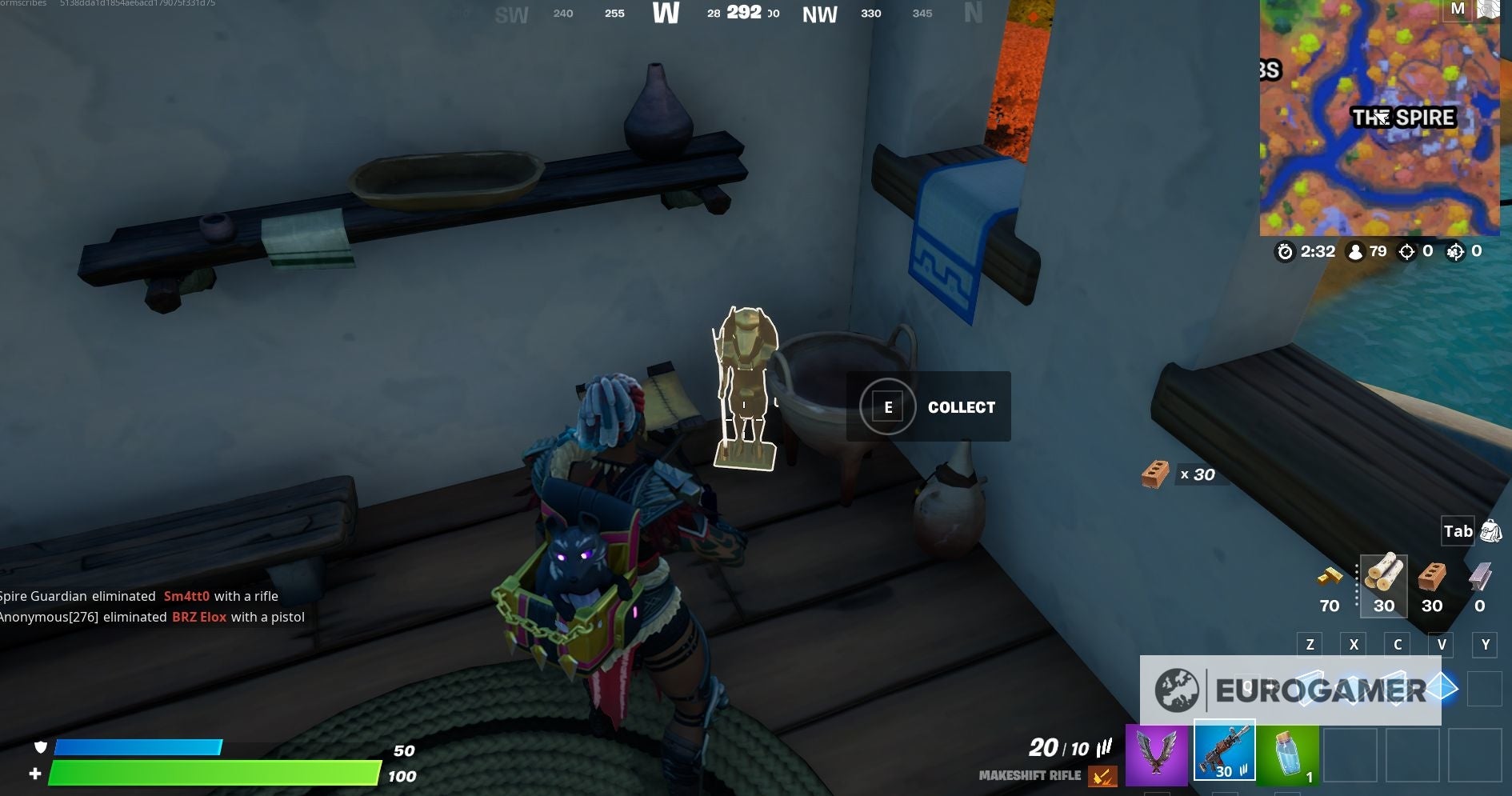 Fortnite   Golden Artefact locations  Where to find golden artefacts near The Spire explained - 77