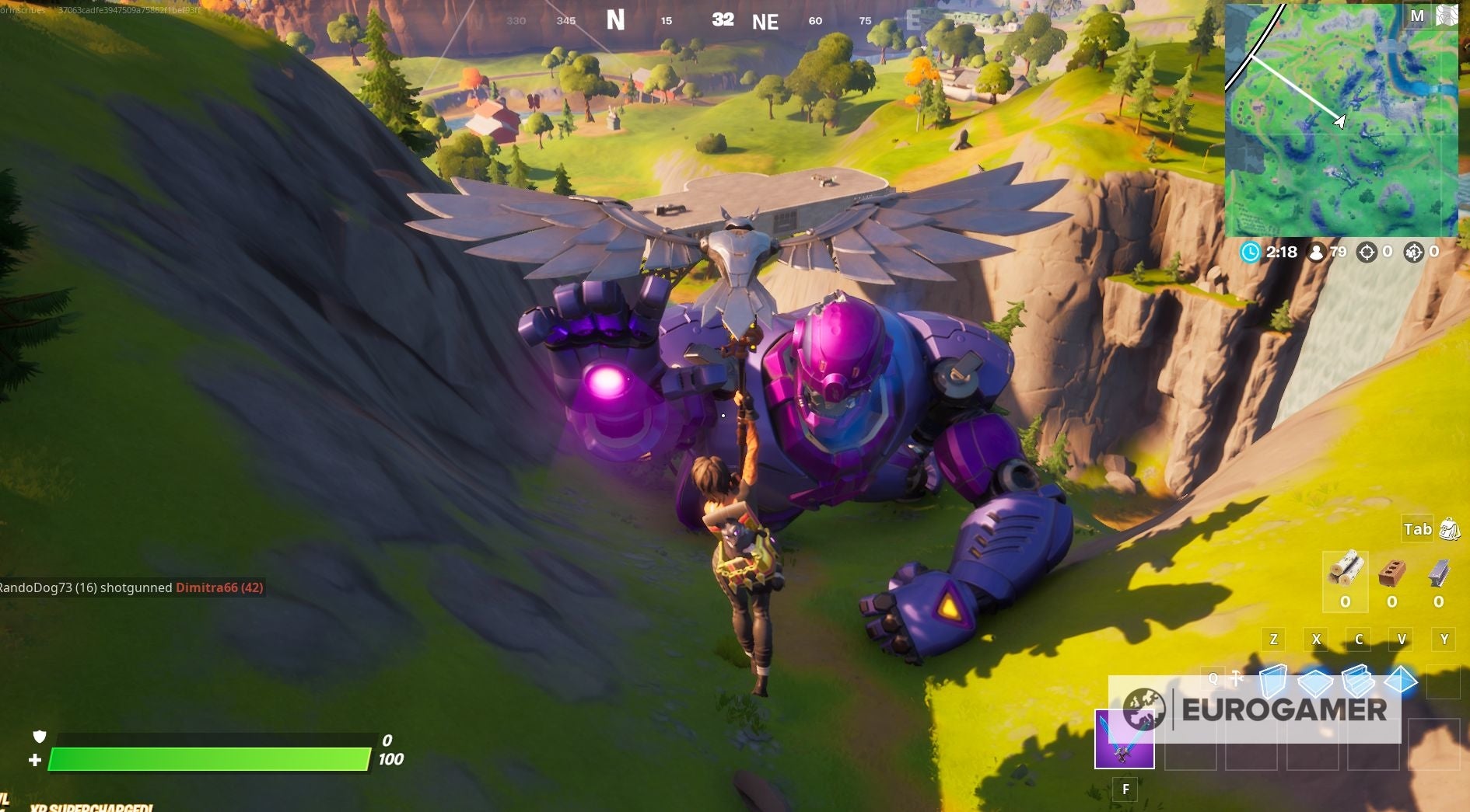 Fortnite   Sentinel Hands explained  How to launch off all Sentinel Hands without touching the ground explained - 98