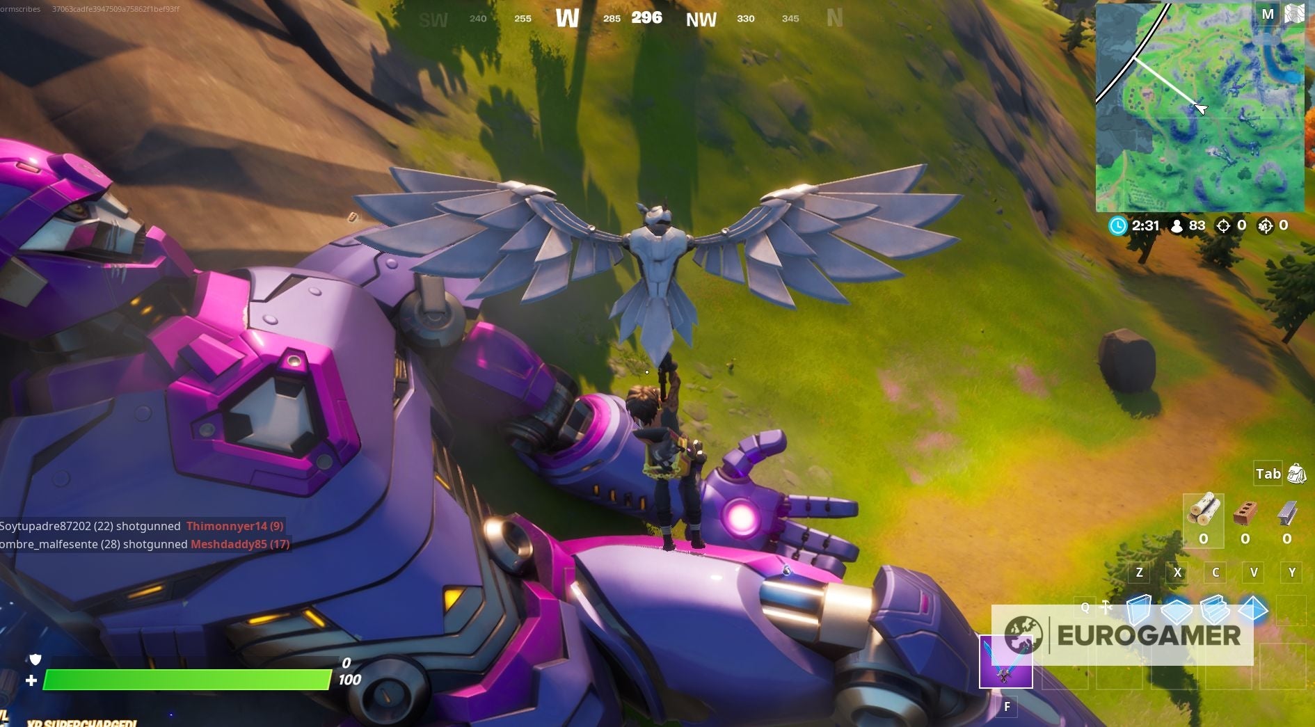 Fortnite   Sentinel Hands explained  How to launch off all Sentinel Hands without touching the ground explained - 59