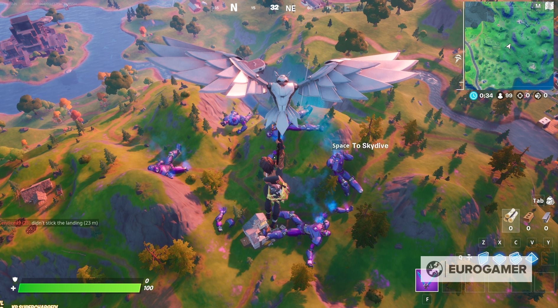 Fortnite   Sentinel Hands explained  How to launch off all Sentinel Hands without touching the ground explained - 78