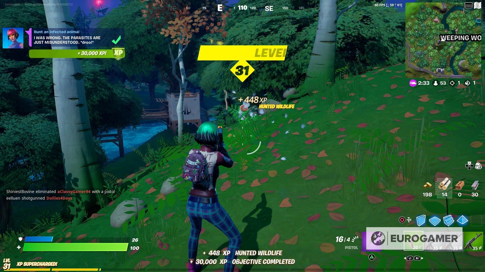 Fortnite   Infected animal locations  Where to hunt an infected animal explained - 94