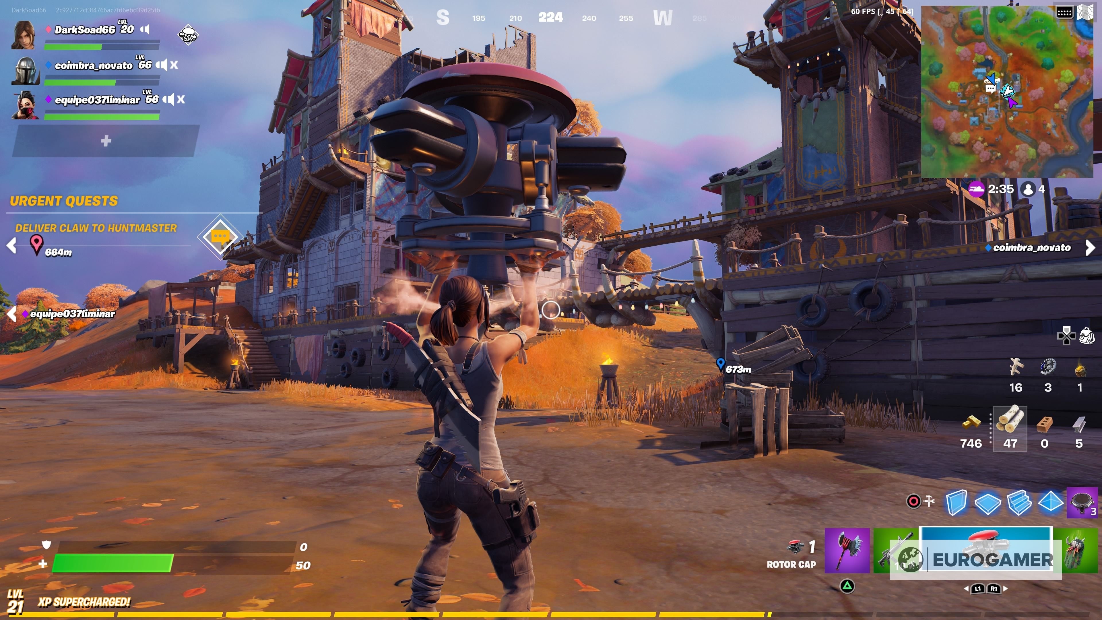 Fortnite Impossible Escape guide  Where to find helicopter parts  Huntmaster location and tips for how to win - 42