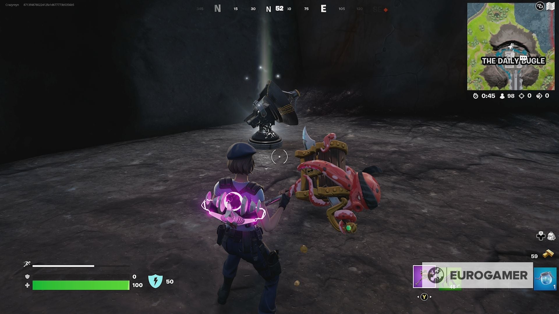 Fortnite Cloaked IO Build Jammer location - 83
