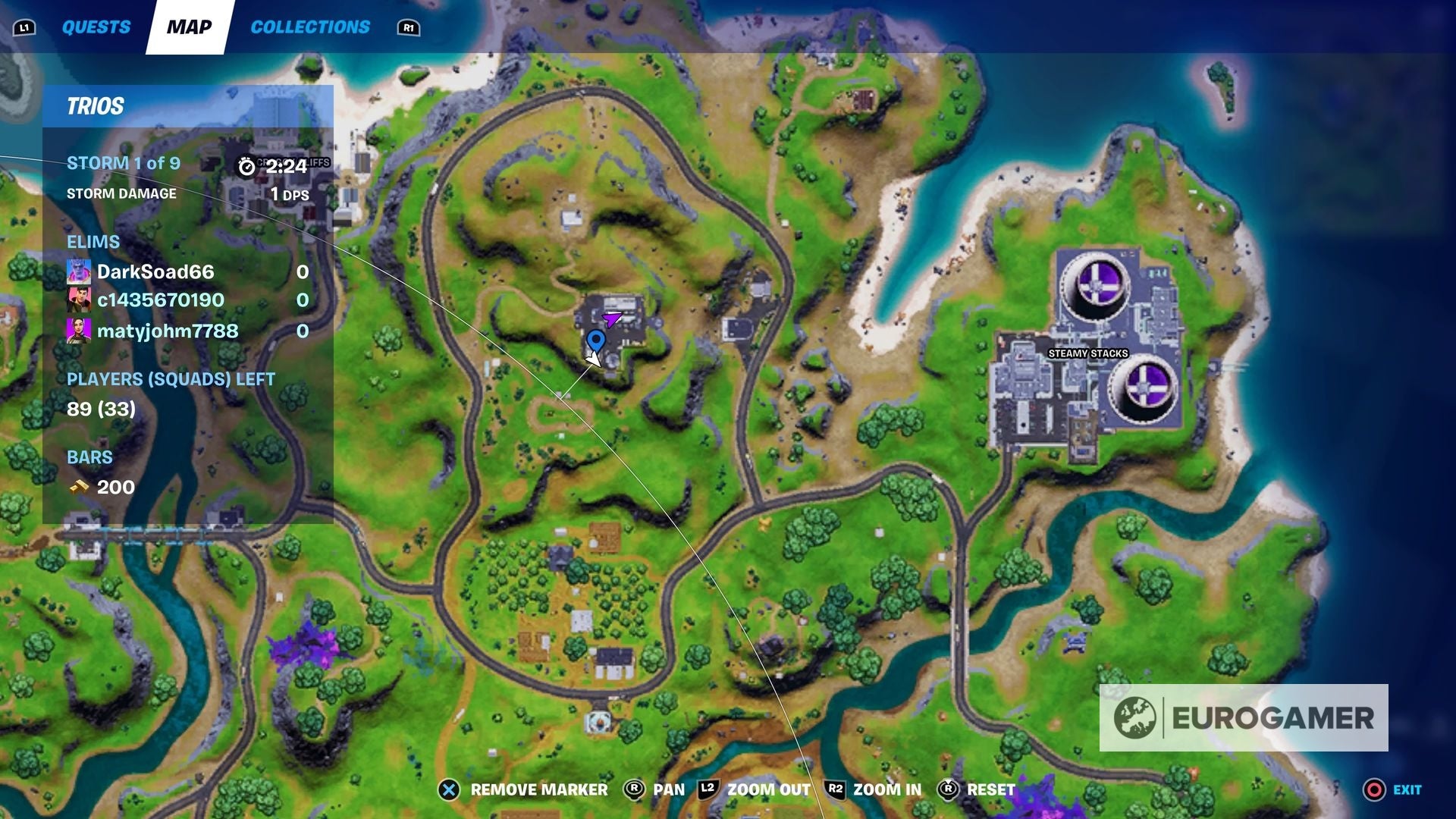 Fortnite IO Tech weapon locations  Where to find the Recon Scanner  Pulse Rifle and Rail Gun in Fortnite - 44