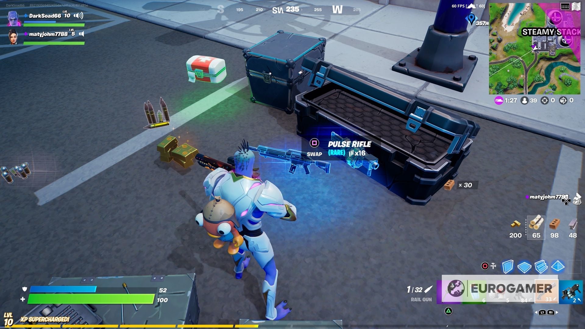 Fortnite IO Tech weapon locations  Where to find the Recon Scanner  Pulse Rifle and Rail Gun in Fortnite - 33