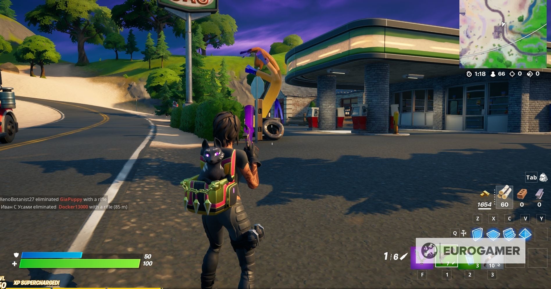 Fortnite   Destroy inflatable tubeman llamas at gas stations explained - 41