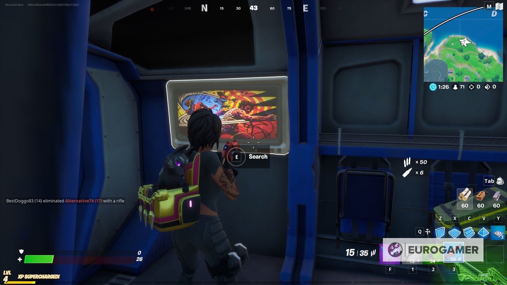 Fortnite   Find the Loading Screen picture at a Quinjet Patrol Site explained - 80