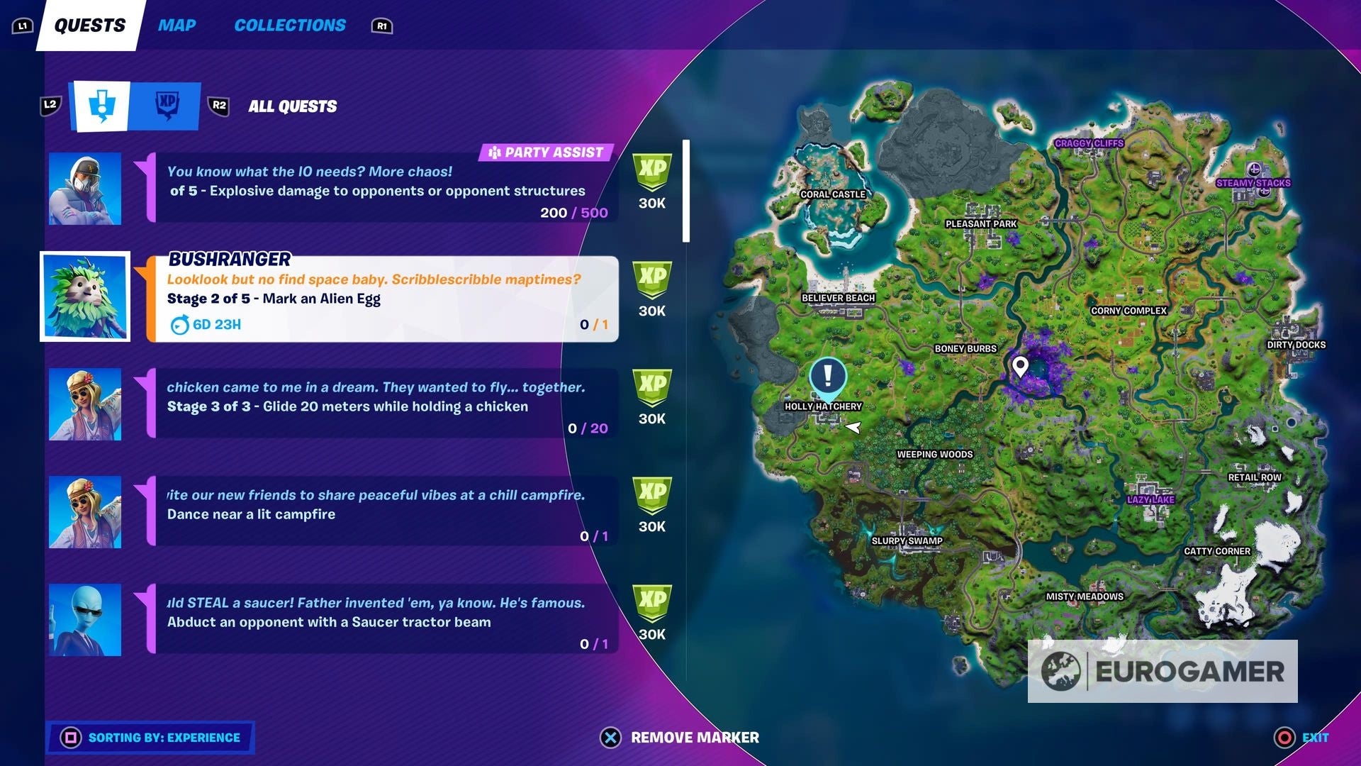 Fortnite   Alien egg locations  How to mark an alien egg explained - 31