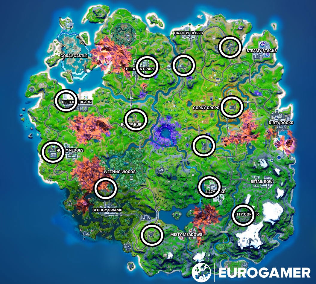 Fortnite   Baba Yaga location and questline  Mending machine locations explained - 11