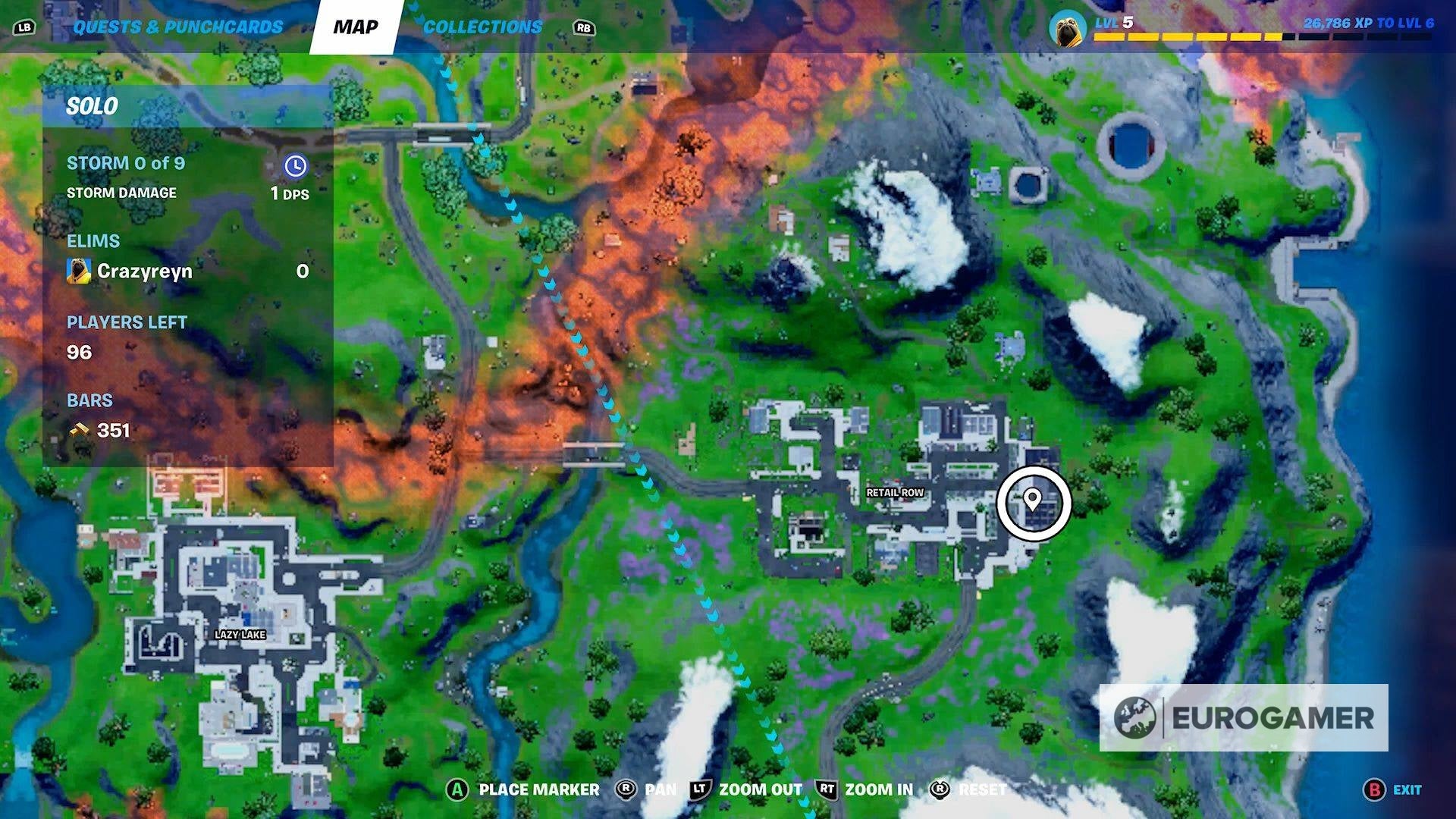 Fortnite Mini Puft locations in Sludgy Swamp  Lazy Lake or Retail Row explained - 17