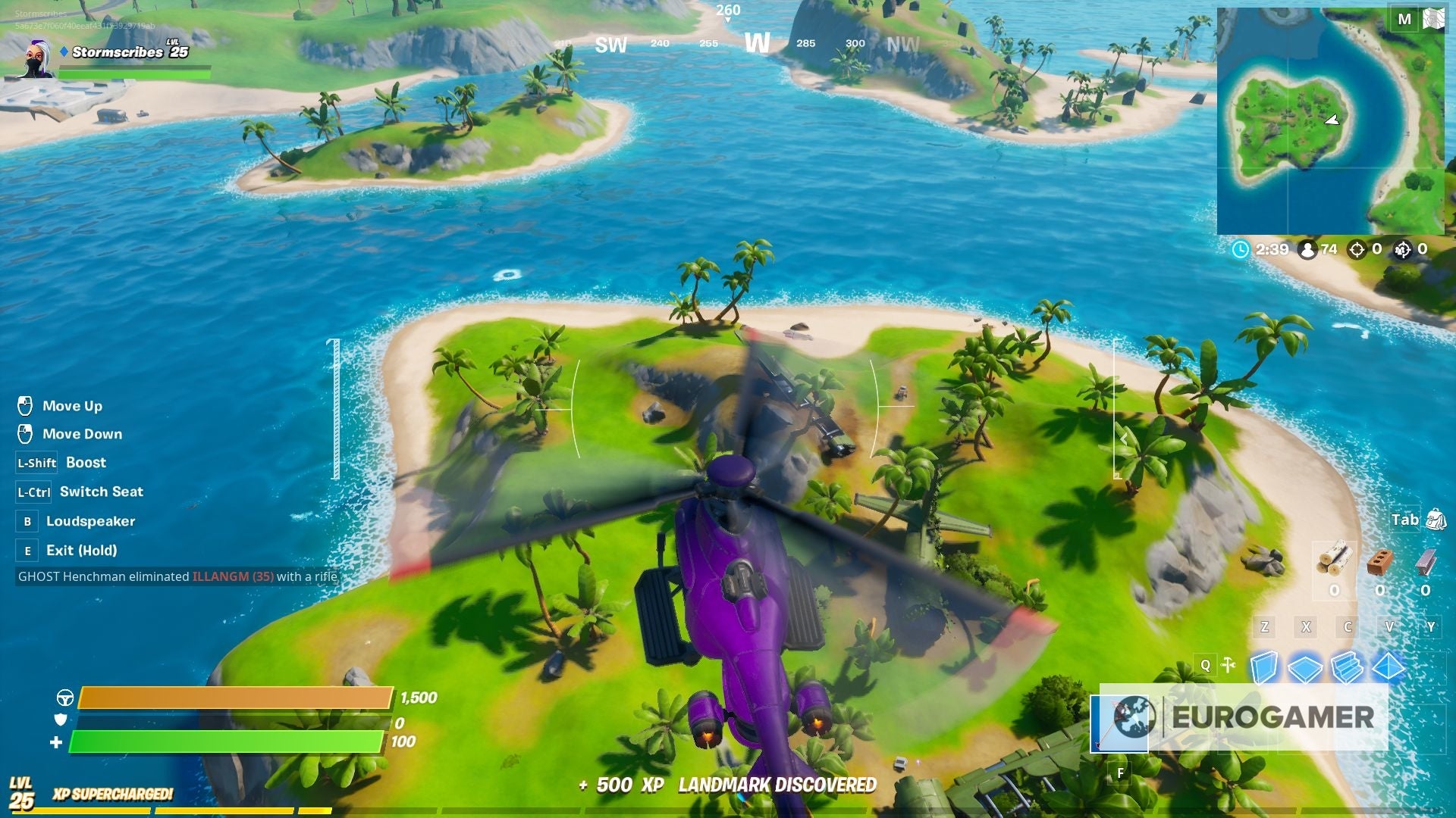 Fortnite Visit Coral Cove Stack Shack And Crash Site Without Swimming Explained Eurogamer Net