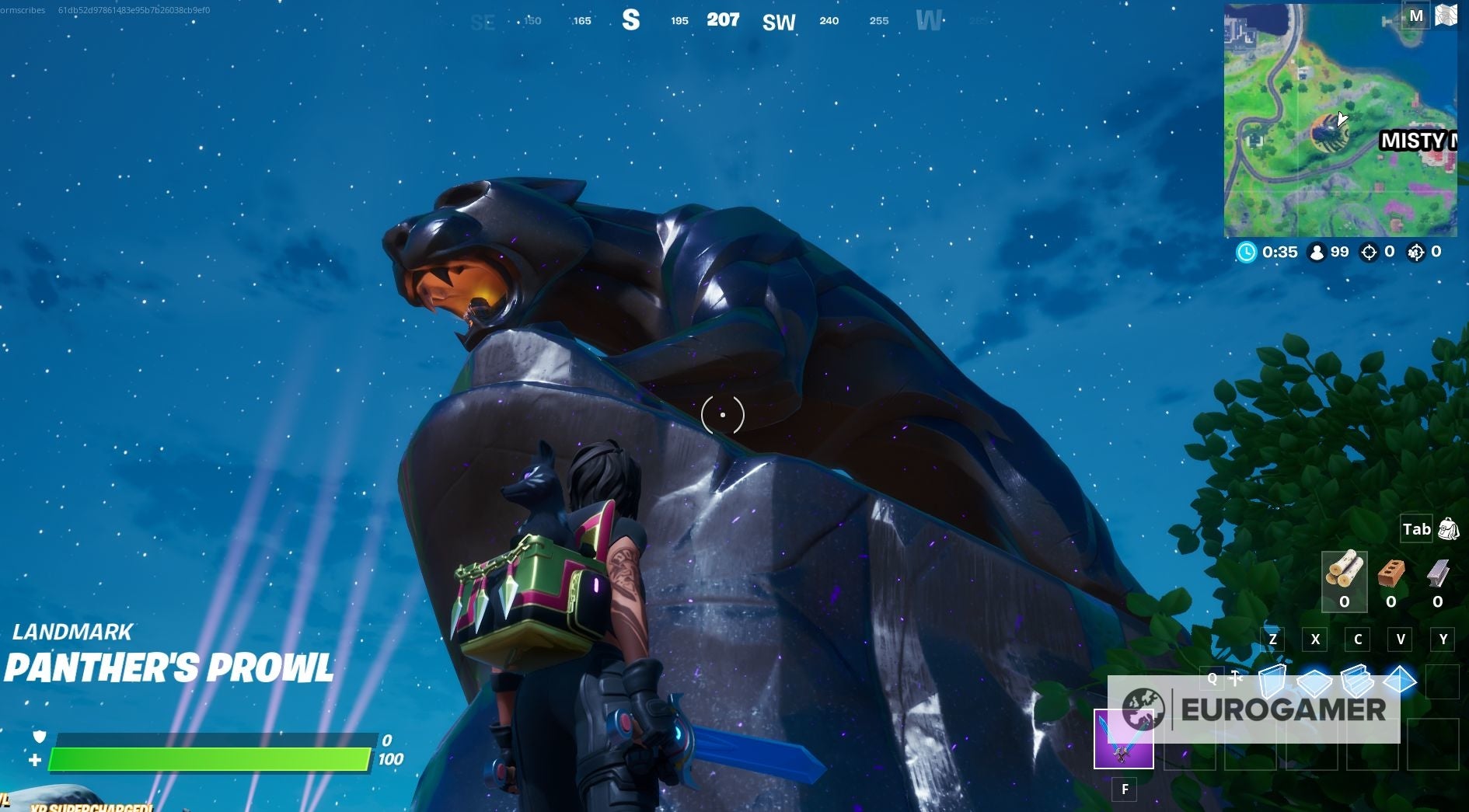 Fortnite   Panther s Prowl location  Where to find the Black Panther statue - 33