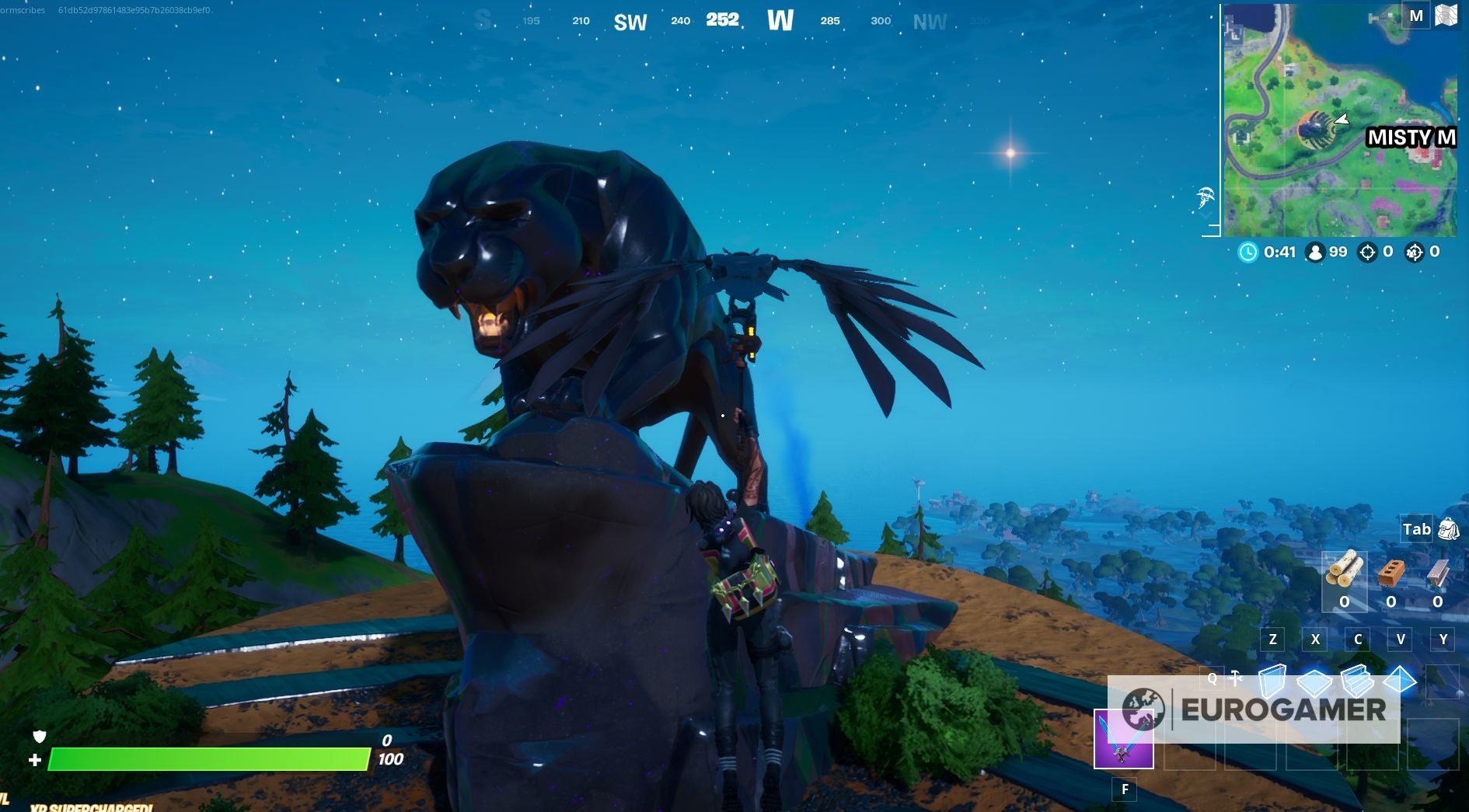 Fortnite   Panther s Prowl location  Where to find the Black Panther statue - 9