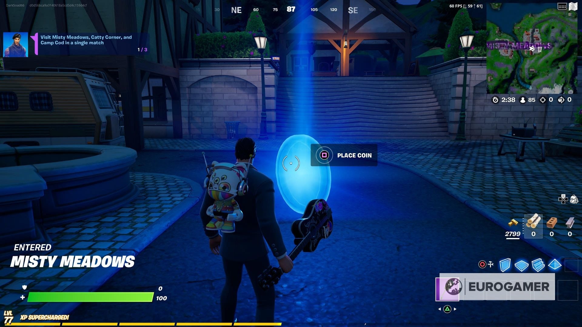 Fortnite   Coin locations  Where to place coins around the map to obtain the Free Guy emote - 92