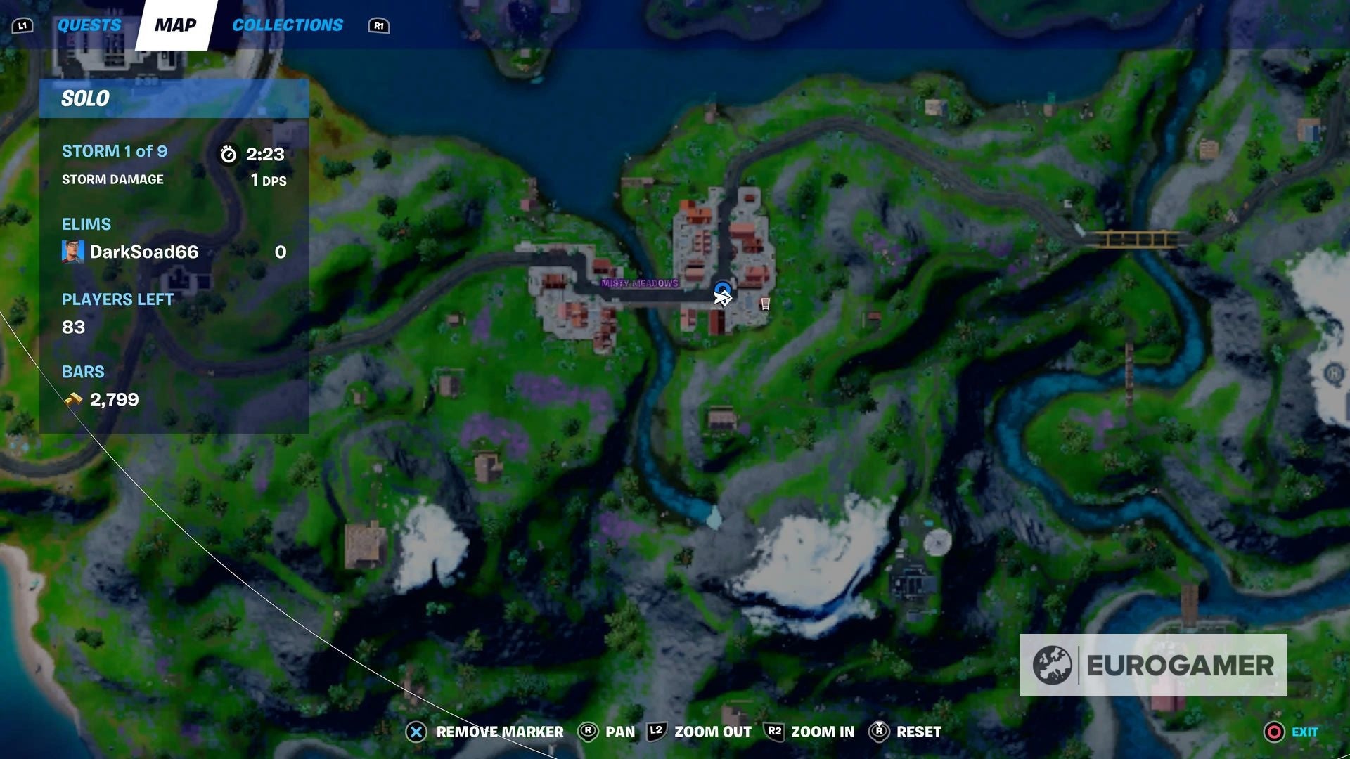 Fortnite   Coin locations  Where to place coins around the map to obtain the Free Guy emote - 18