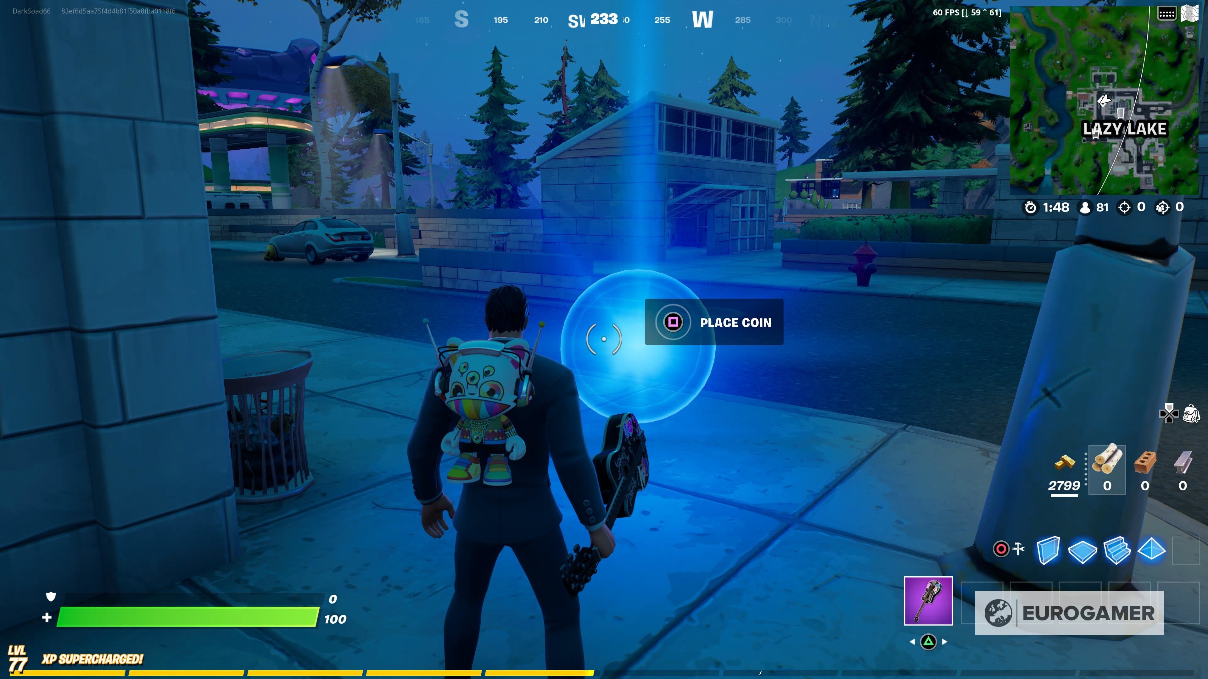 Fortnite   Coin locations  Where to place coins around the map to obtain the Free Guy emote - 40
