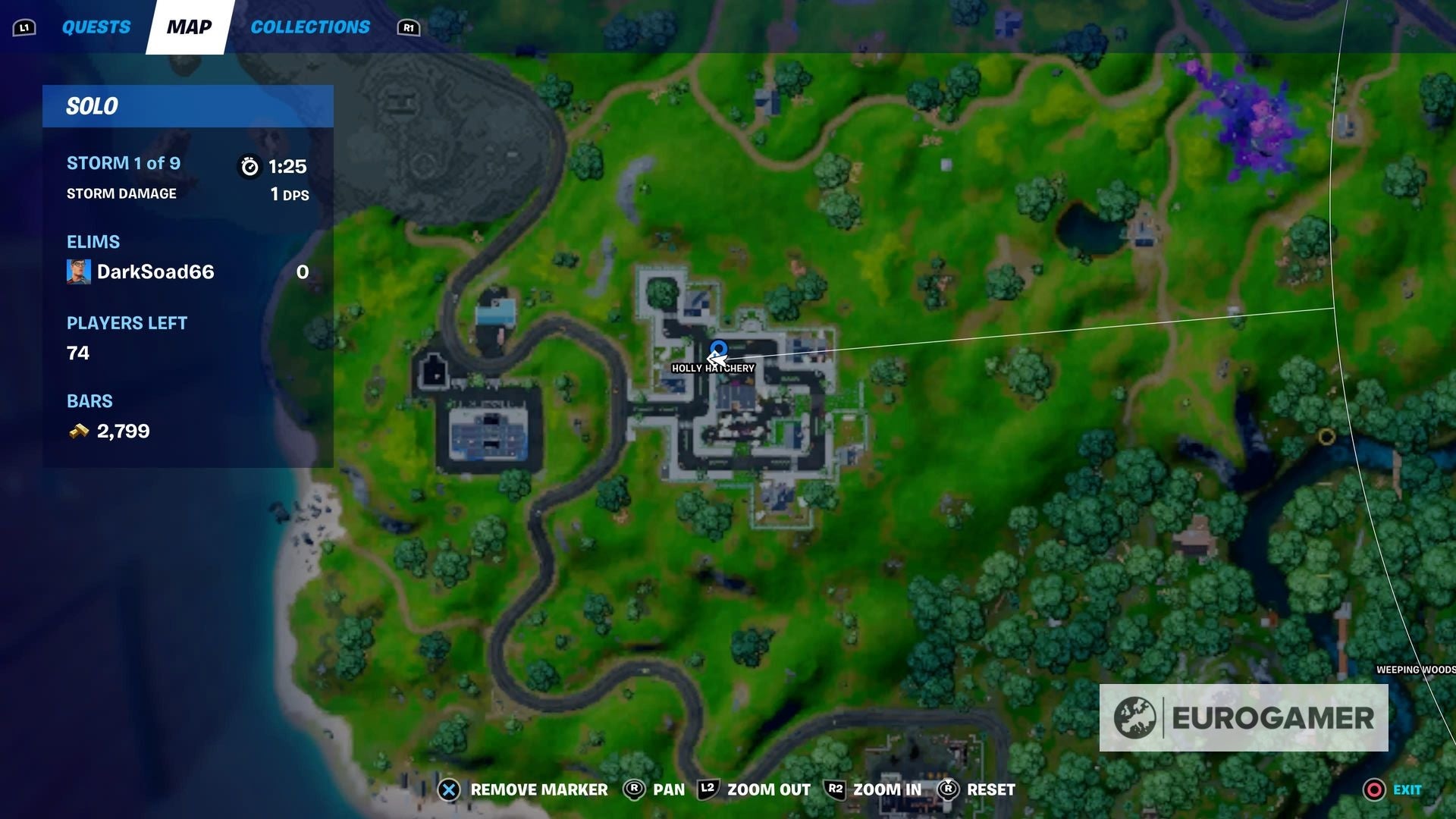 Fortnite   Coin locations  Where to place coins around the map to obtain the Free Guy emote - 97