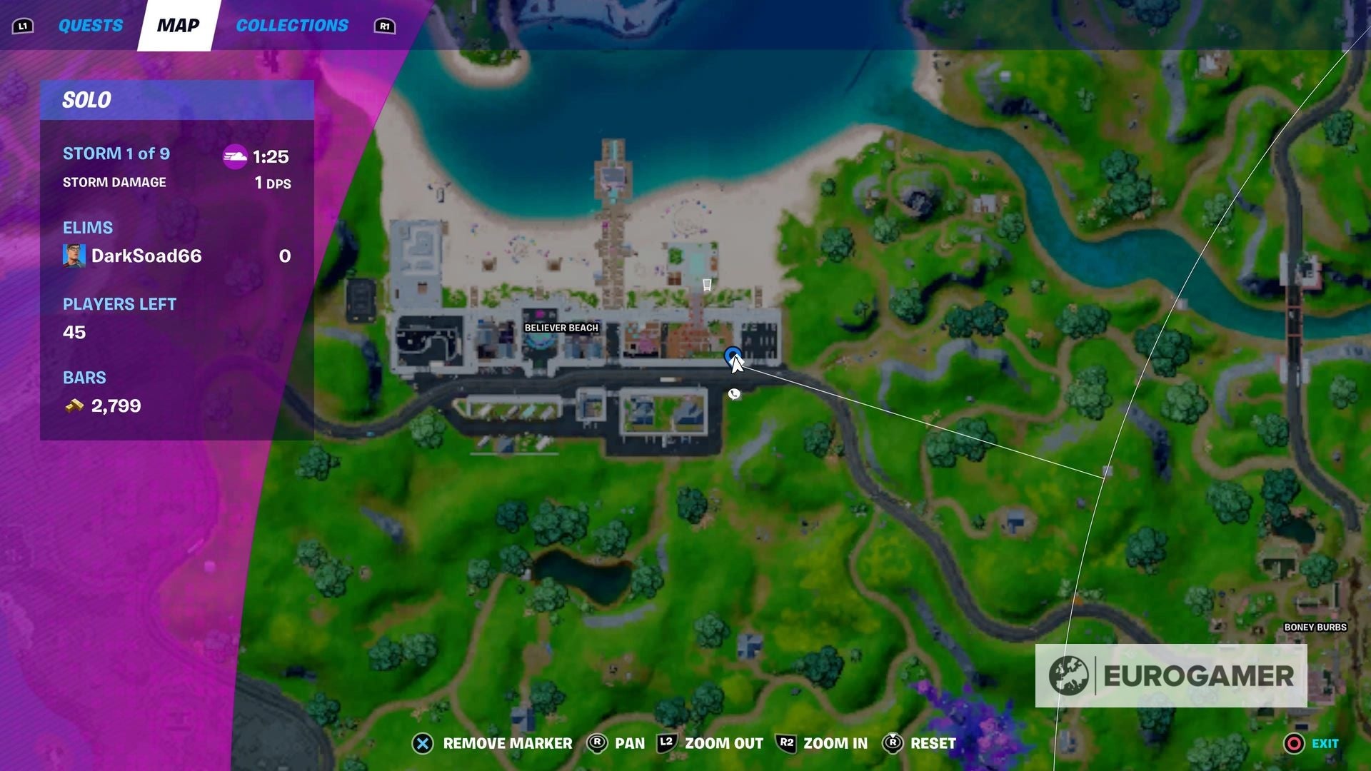 Fortnite   Coin locations  Where to place coins around the map to obtain the Free Guy emote - 48